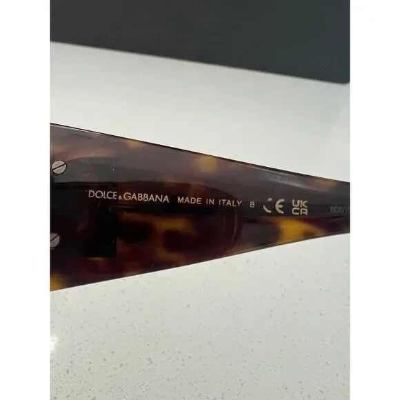 Dolce&Gabbana DG4454 brown tortoise rectangle sunglasses NWOT Dolce&Gabbana DG4454 brown tortoise rectangle sunglasses  main image 3